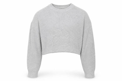 Womens UK Size M PRETTYLITTLETHING Grey Pullover Jumper