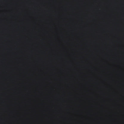 Womens UK Size 20 Emreco Black Basic T-Shirt