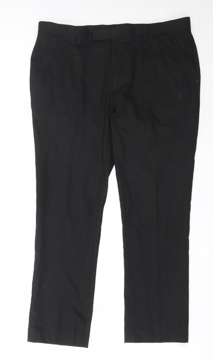 Womens UK Size 36 in Preworn Regular Fit  Black Trousers