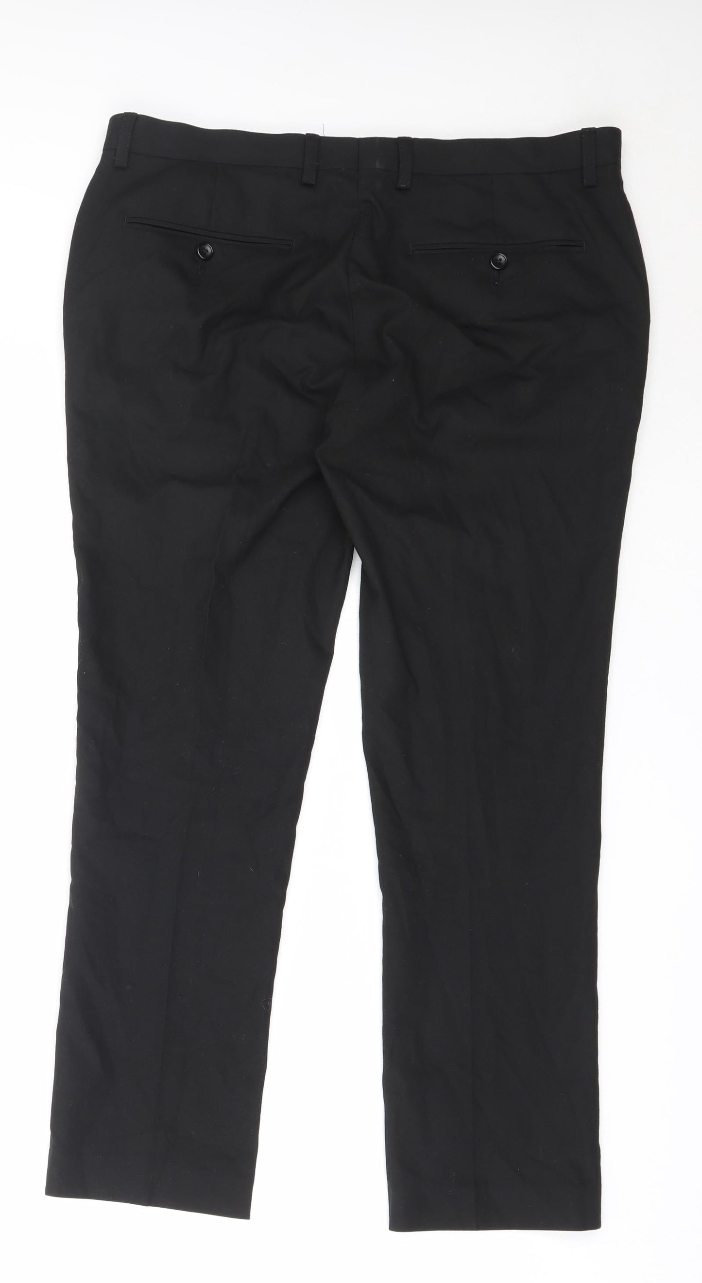 Womens UK Size 36 in Preworn Regular Fit  Black Trousers