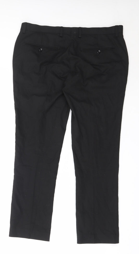 Womens UK Size 36 in Preworn Regular Fit  Black Trousers