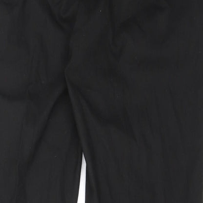 Womens UK Size 36 in Preworn Regular Fit  Black Trousers