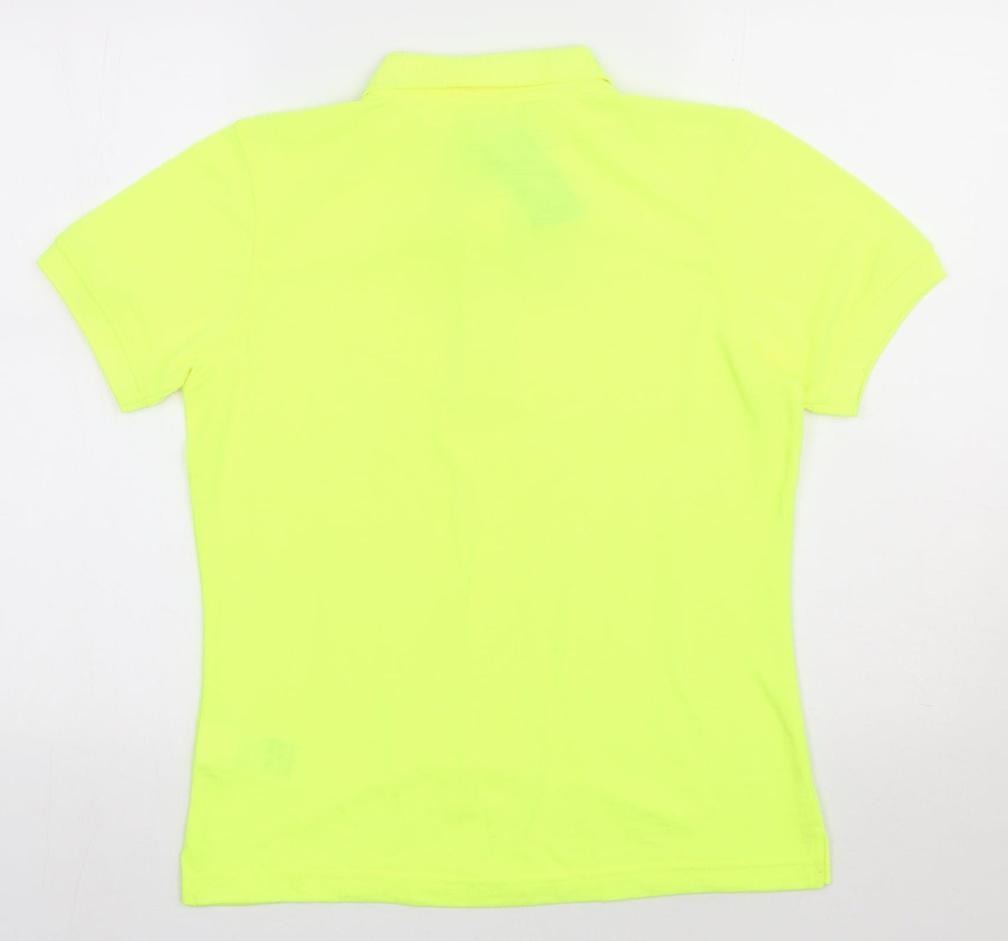 James & Nicholson Womens Yellow  Polyester Basic Polo Size M Collared - work wear