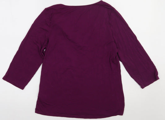 Womens UK Size 14 Marks and Spencer Pink Pullover Sweatshirt