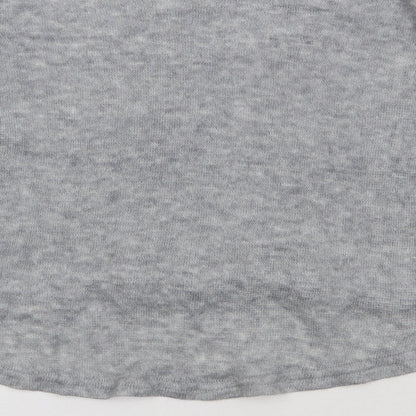 preorn Womens Grey  Polyester Pullover Sweatshirt Size L  Pullover