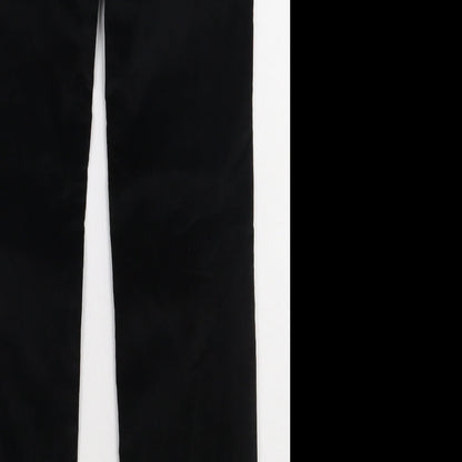Gap Girls Black  Cotton Capri Trousers Size 12 Years  Regular Button