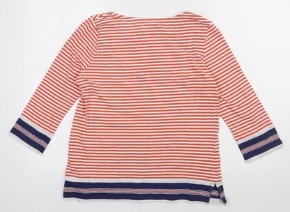 Womens UK Size 10 NEXT Orange Pullover Sweatshirt