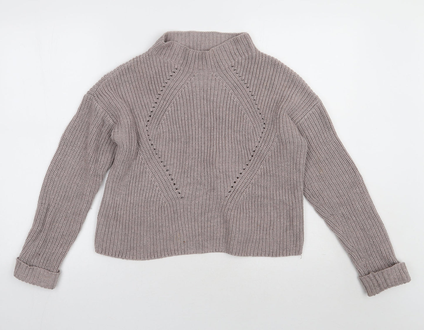 Matalan Womens Grey  Acrylic Pullover Sweatshirt Size 14  Pullover