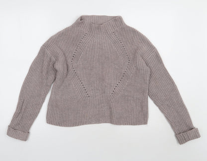 Matalan Womens Grey  Acrylic Pullover Sweatshirt Size 14  Pullover