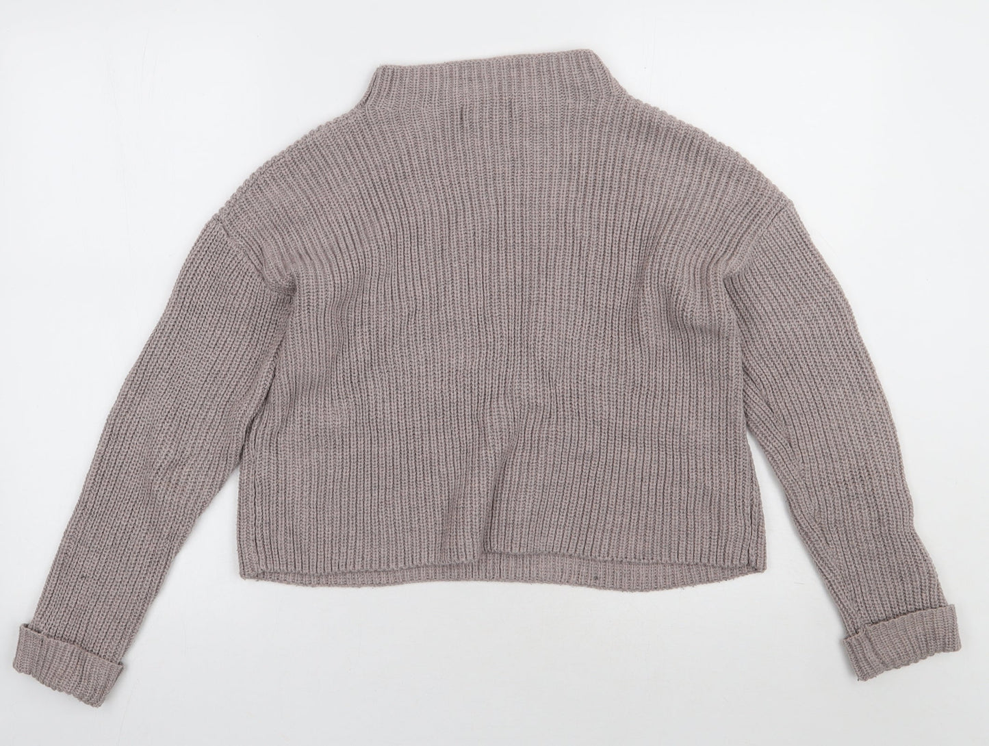 Matalan Womens Grey  Acrylic Pullover Sweatshirt Size 14  Pullover