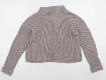 Matalan Womens Grey  Acrylic Pullover Sweatshirt Size 14  Pullover