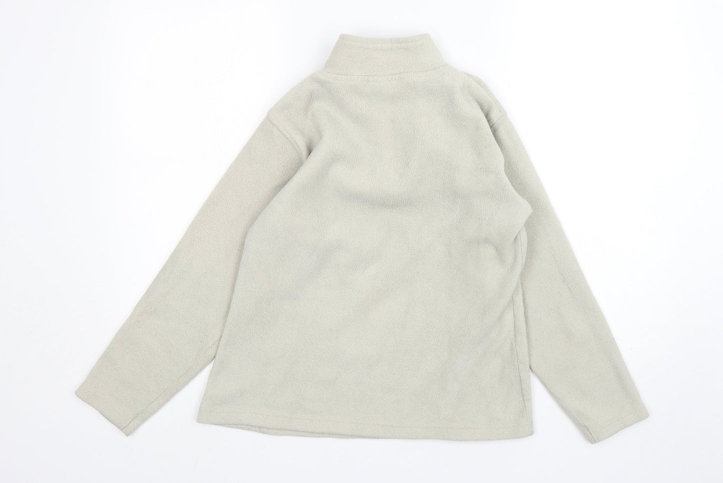Ladies Womens Beige  Polyester Pullover Sweatshirt Size 10