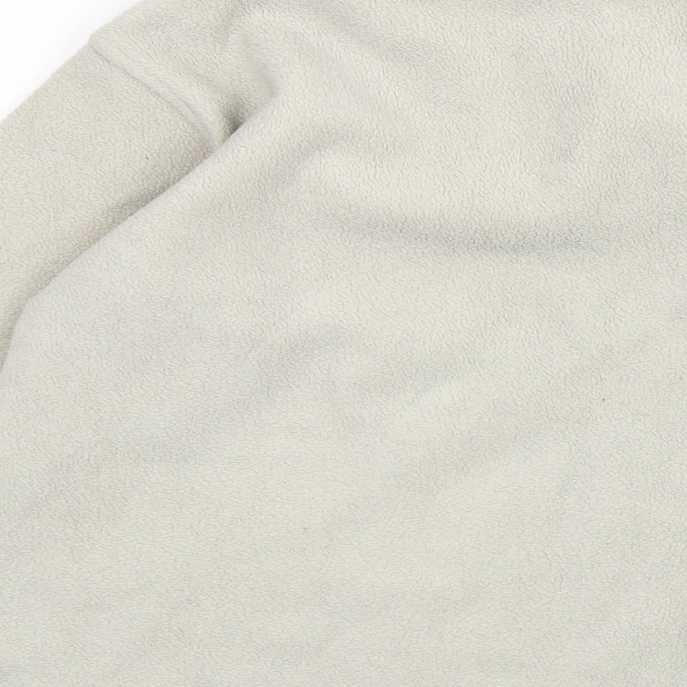 Ladies Womens Beige  Polyester Pullover Sweatshirt Size 10