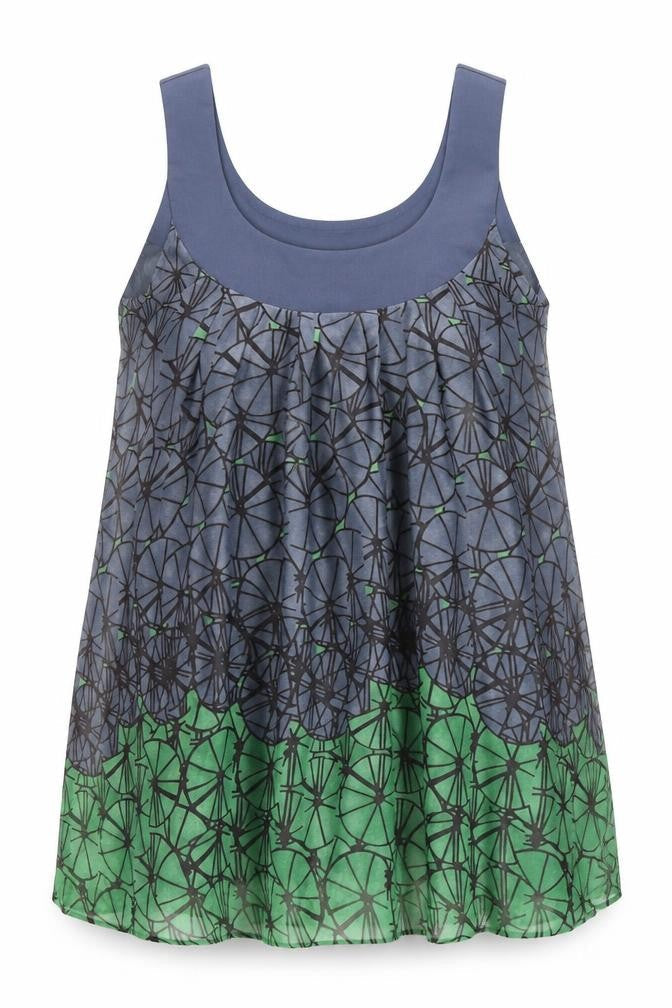 Womens UK Size S Mina UK Multicoloured Basic Blouse
