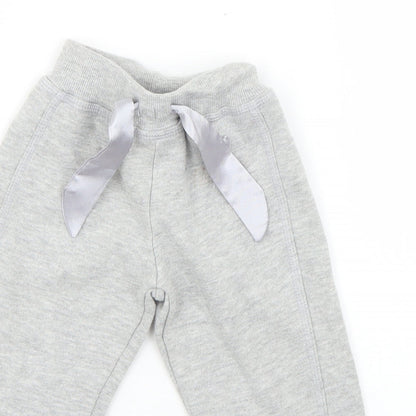 Early Days Boys Grey  Cotton Jogger Trousers Size 6-9 Months  Drawstring