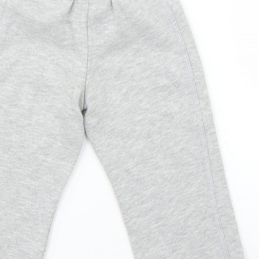 Early Days Boys Grey  Cotton Jogger Trousers Size 6-9 Months  Drawstring