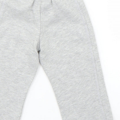 Early Days Boys Grey  Cotton Jogger Trousers Size 6-9 Months  Drawstring