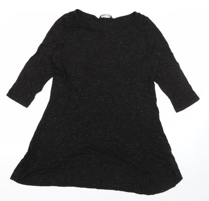 Womens UK Size 12 Marks and Spencer Black Basic T-Shirt