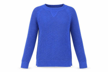 Womens UK Size 12 Papaya Blue Pullover Jumper
