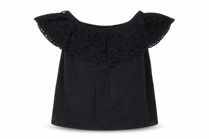 Womens UK Size 8 Primark Black Basic Blouse