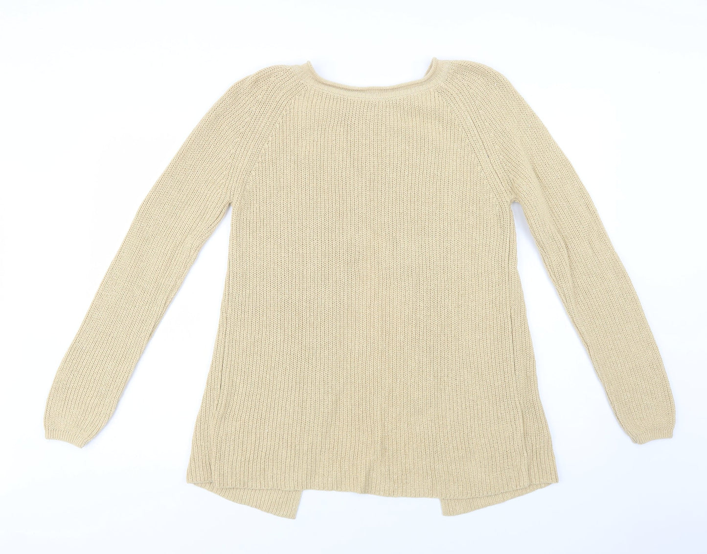 Womens UK Size 10 NEXT Beige Pullover Jumper