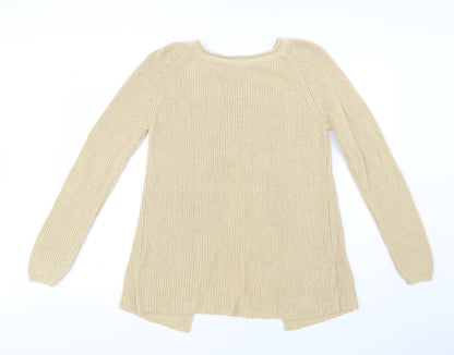 Womens UK Size 10 NEXT Beige Pullover Jumper