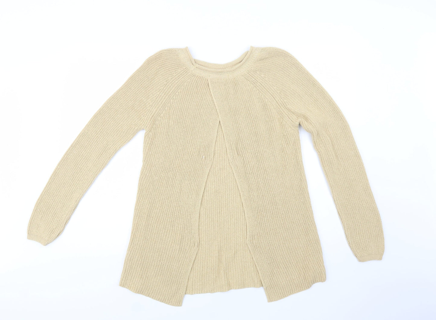 Womens UK Size 10 NEXT Beige Pullover Jumper