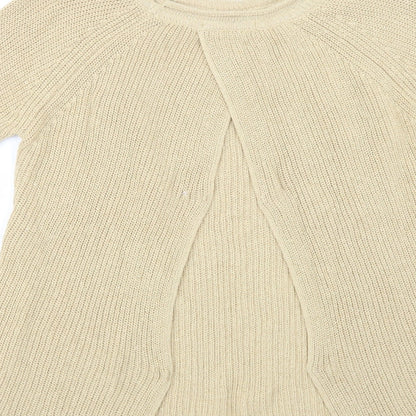 Womens UK Size 10 NEXT Beige Pullover Jumper