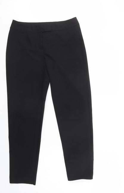 George Womens Black  Polyester Dress Pants Trousers Size 10 L29 in Regular Button