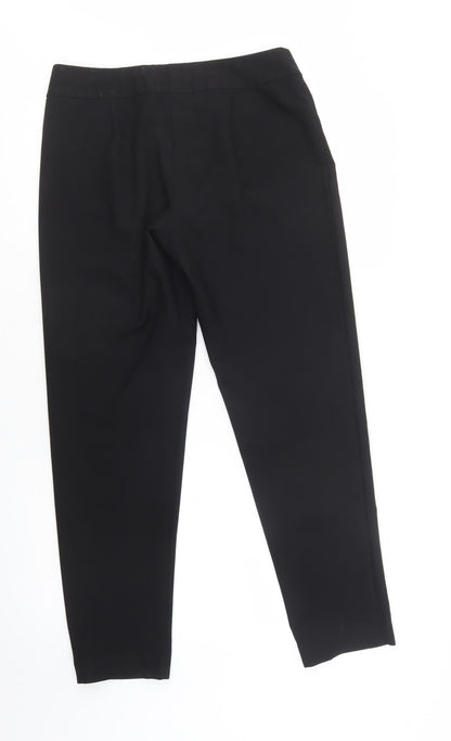 George Womens Black  Polyester Dress Pants Trousers Size 10 L29 in Regular Button