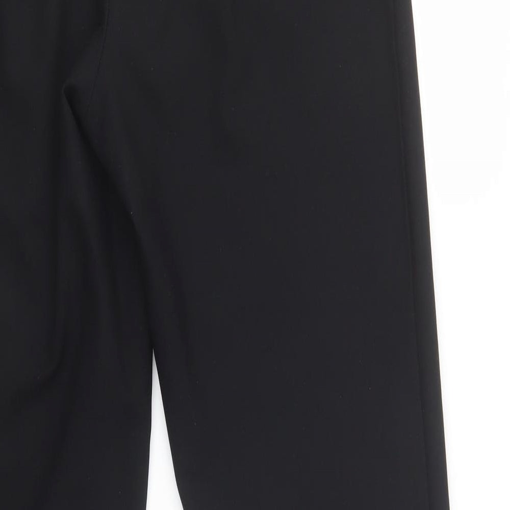 George Womens Black  Polyester Dress Pants Trousers Size 10 L29 in Regular Button