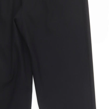 George Womens Black  Polyester Dress Pants Trousers Size 10 L29 in Regular Button