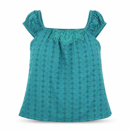 Womens UK Size 12 MK Green Basic Blouse
