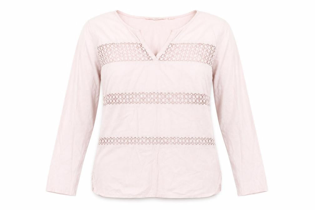 Womens UK Size M H&M Pink Basic Blouse