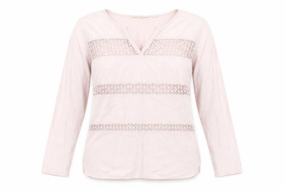 Womens UK Size M H&M Pink Basic Blouse