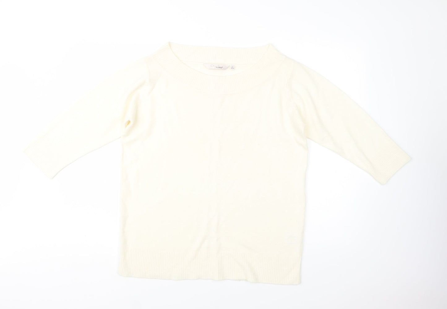 Womens UK Size 18 EWM Ivory Pullover Jumper