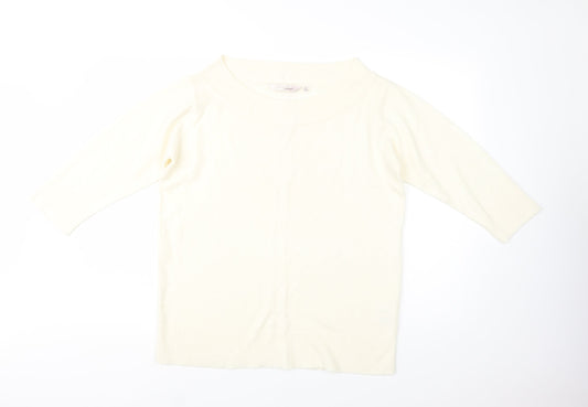 Womens UK Size 18 EWM Ivory Pullover Jumper