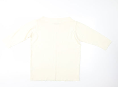 Womens UK Size 18 EWM Ivory Pullover Jumper