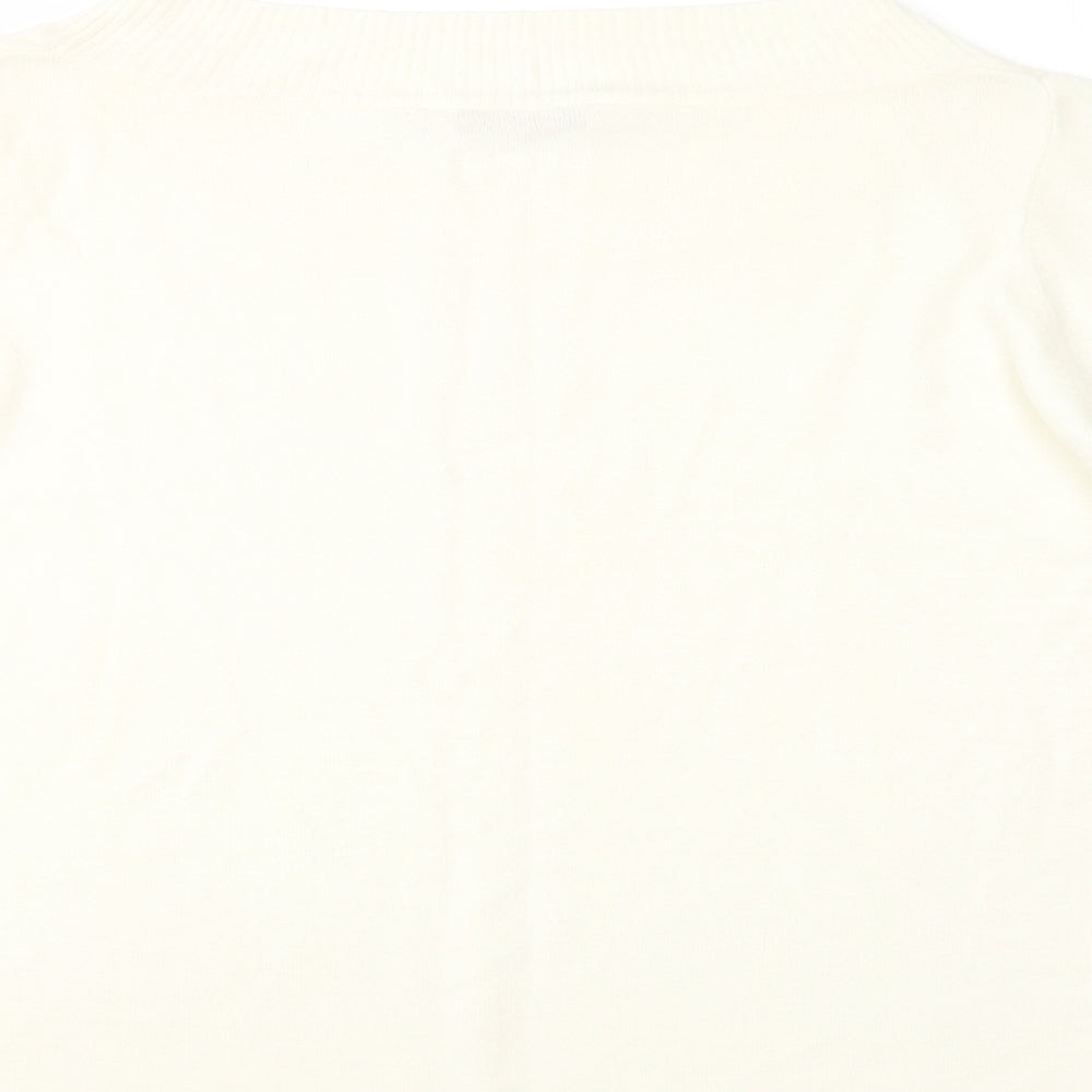 Womens UK Size 18 EWM Ivory Pullover Jumper