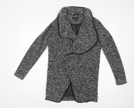 Womens UK Size 8 New Look Grey Cardigan Jumper