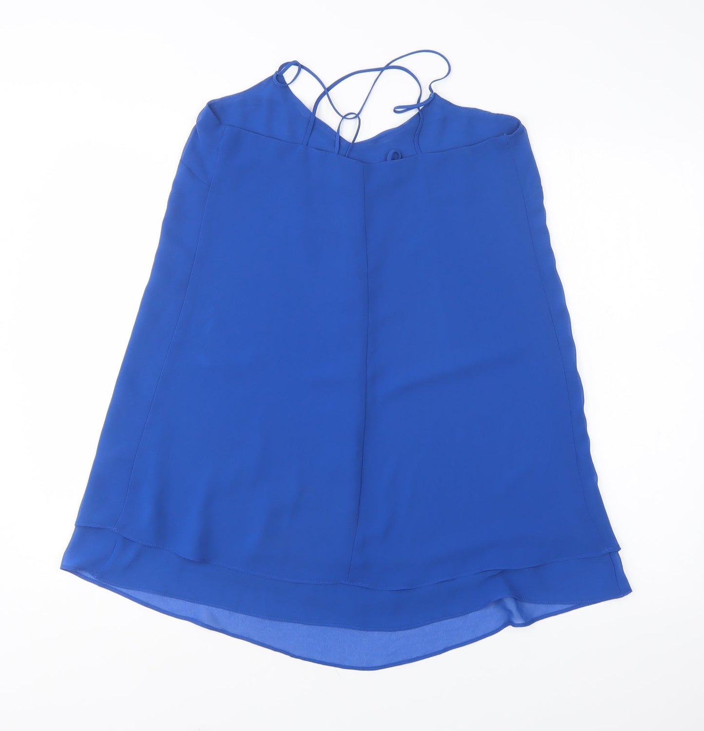 Womens UK Size 10 Topshop Blue Camisole Blouse