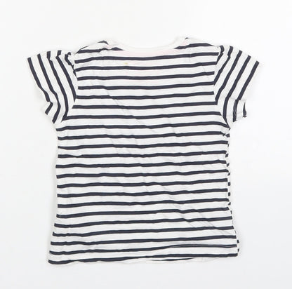 Young Dimension Girls Multicoloured Spotted Cotton Basic T-Shirt Size 4-5 Years Crew Neck Pullover - Tres Bien Merci