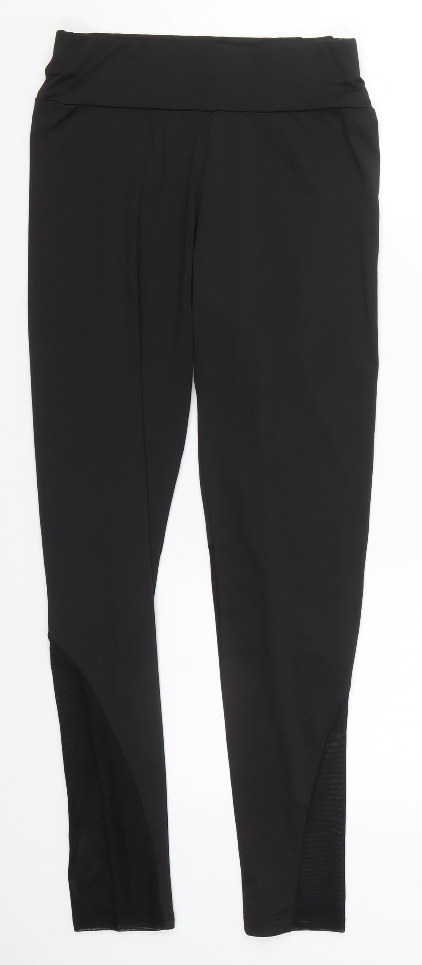 SheIn Womens Black  Polyester Carrot Leggings Size S L26 in