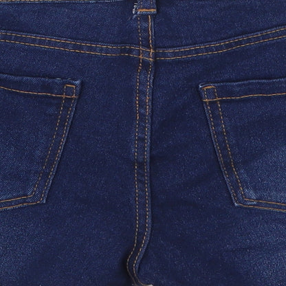 Denim Co Womens Blue  Cotton Hot Pants Shorts Size 8 L3 in Regular Button
