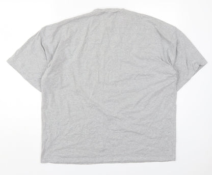 Womens UK Size 8 Missguided Grey Basic T-Shirt