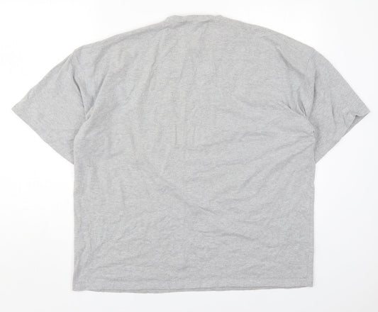 Womens UK Size 8 Missguided Grey Basic T-Shirt
