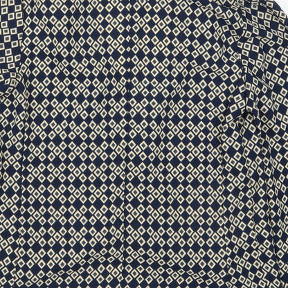 Atmosphere Womens Blue Geometric  Jacket  Size 8