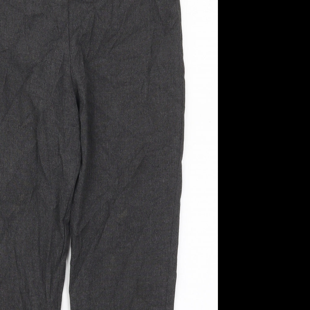TU Girls Grey  Polyester Dress Pants Trousers Size 8 Years  Regular Zip