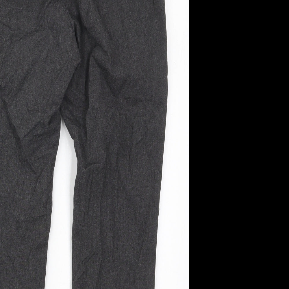 TU Girls Grey  Polyester Dress Pants Trousers Size 8 Years  Regular Zip