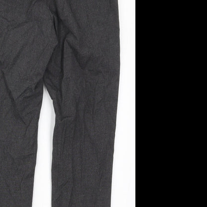 TU Girls Grey  Polyester Dress Pants Trousers Size 8 Years  Regular Zip
